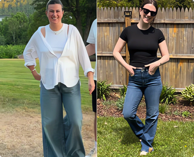 Before and after comparison